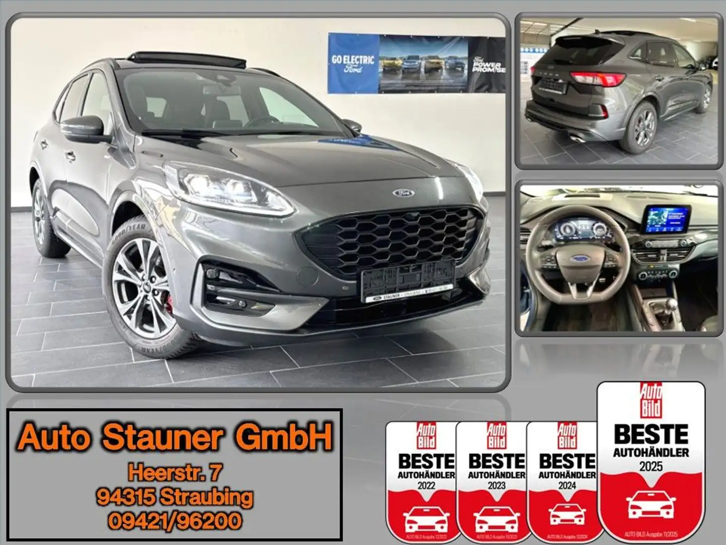 Ford Kuga ST-Line X 1.5 EcoBoost/ACC/PANO/NAVI/KAMERA Grau - 1