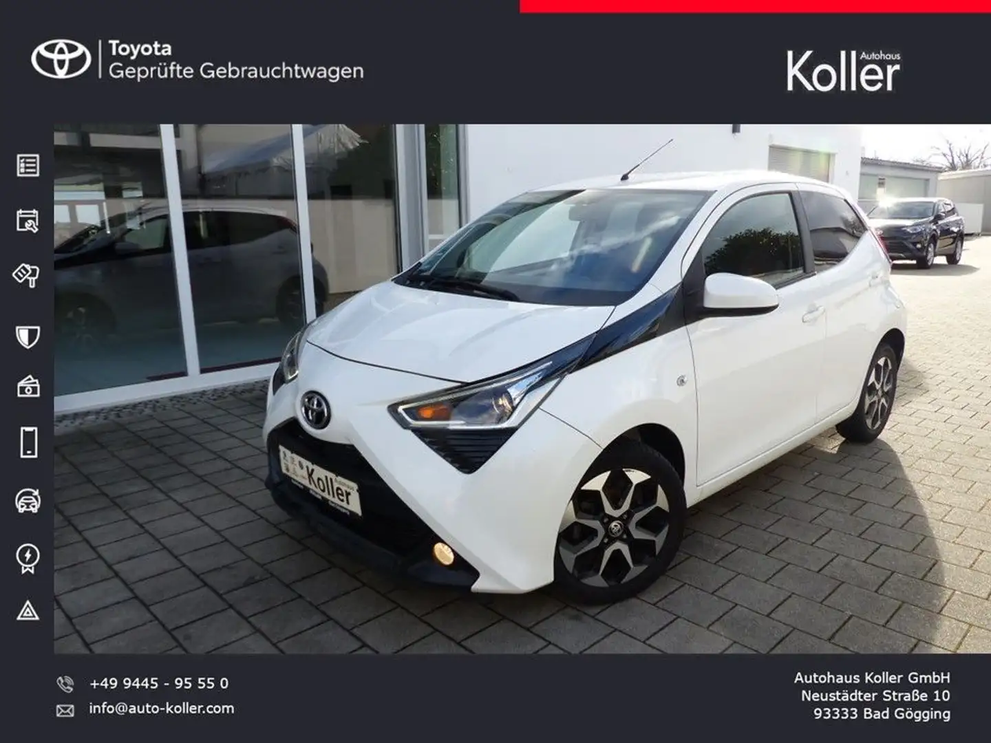 Toyota Sonstige Aygo 1,0 Automatik Klima Kamera CarPlay NS Alu Weiß - 1