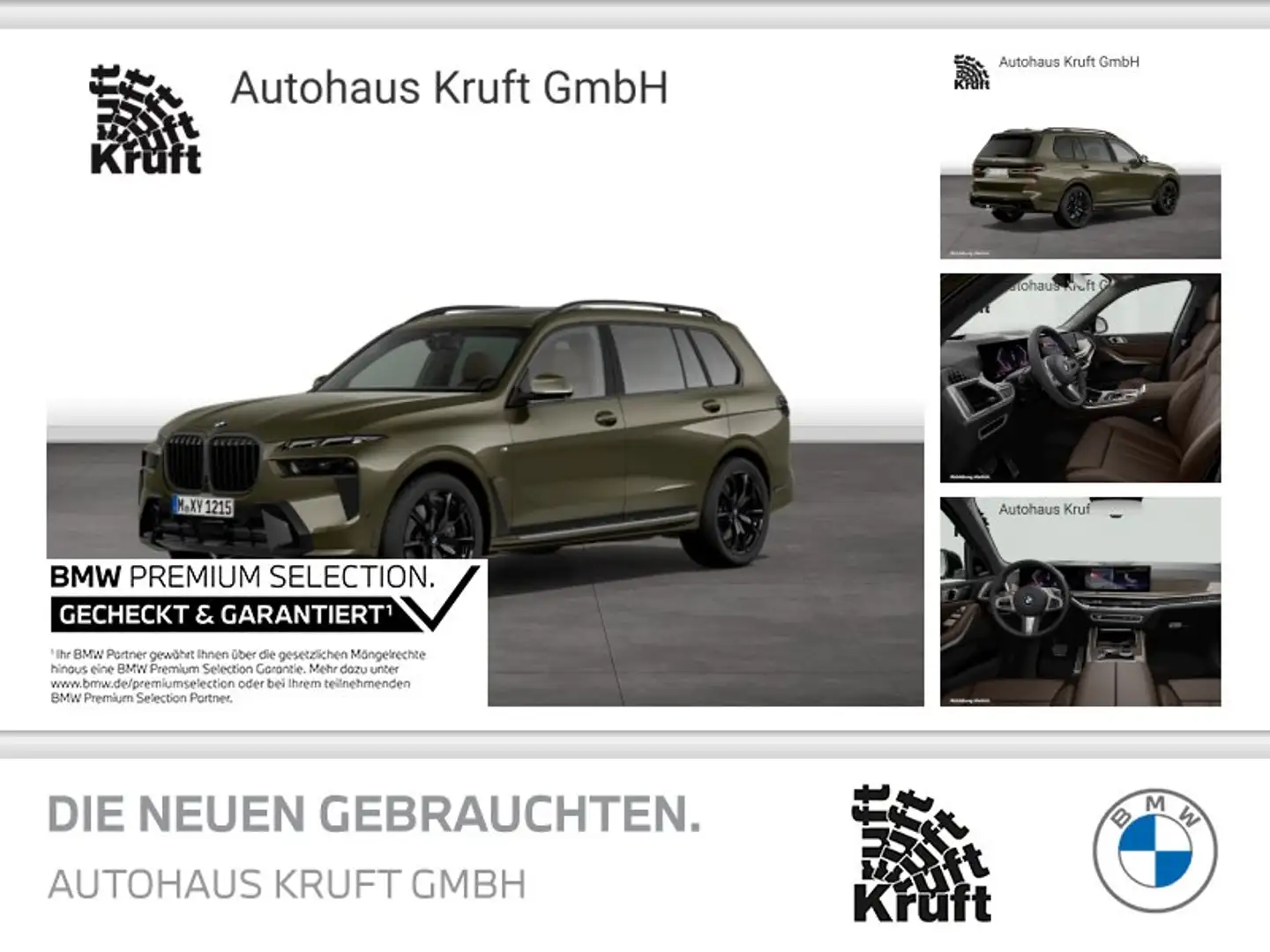BMW X7 xDrive40d M SPORT PRO+PANO SKY+AHK+STANDHZ+DAP+PAP Grün - 1