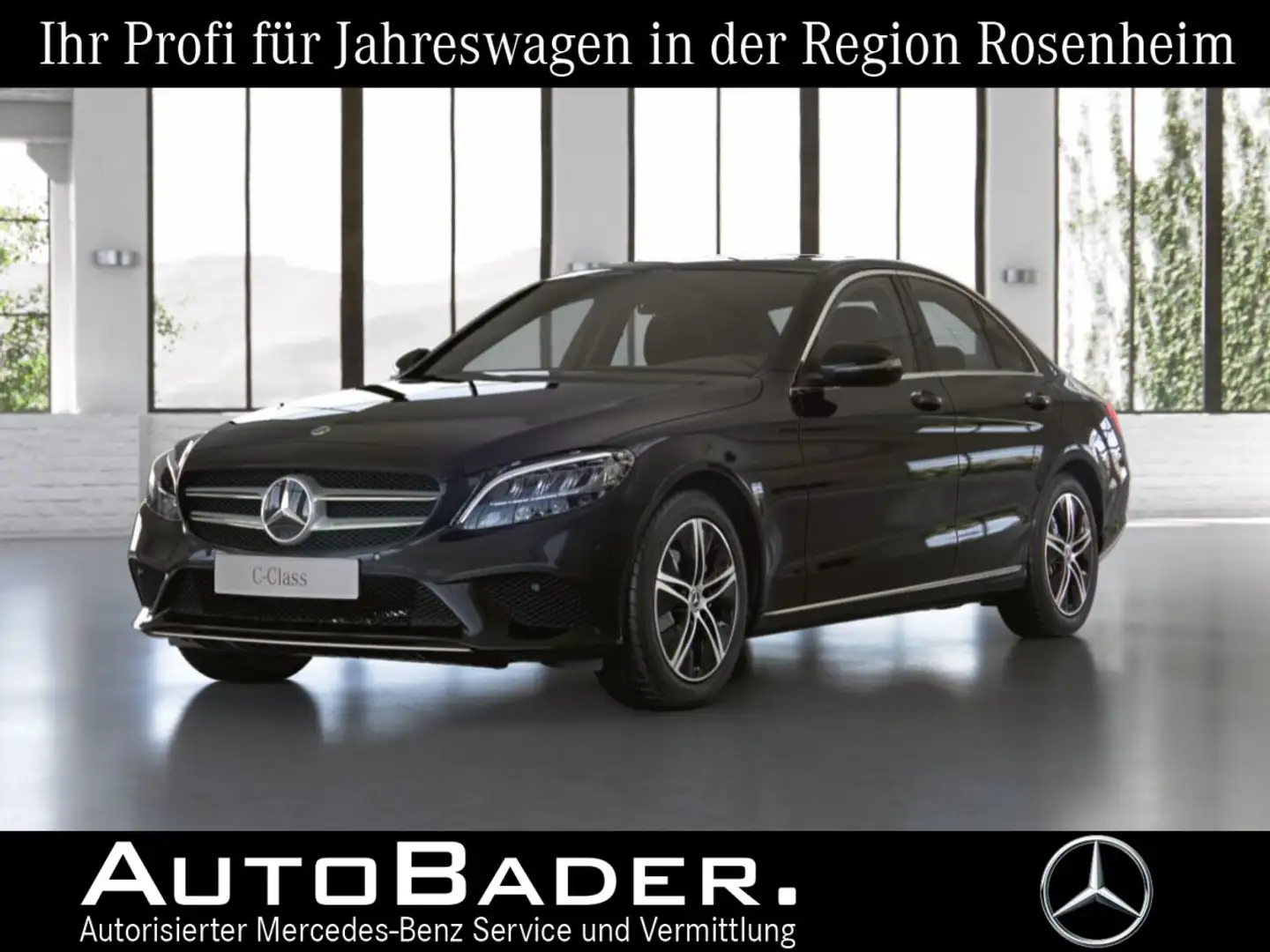 Mercedes-Benz C 180 C 180 AVANTGARDE LED SD Navi DAB RFK SpurParkPkt Schwarz - 1