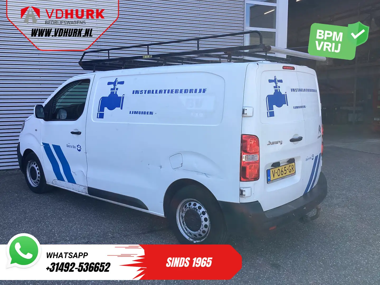 Citroen Jumpy 1.6 HDI L2 BPM VRIJ! EXPORT ONLY Imperiaal/ Alarm Blanc - 2