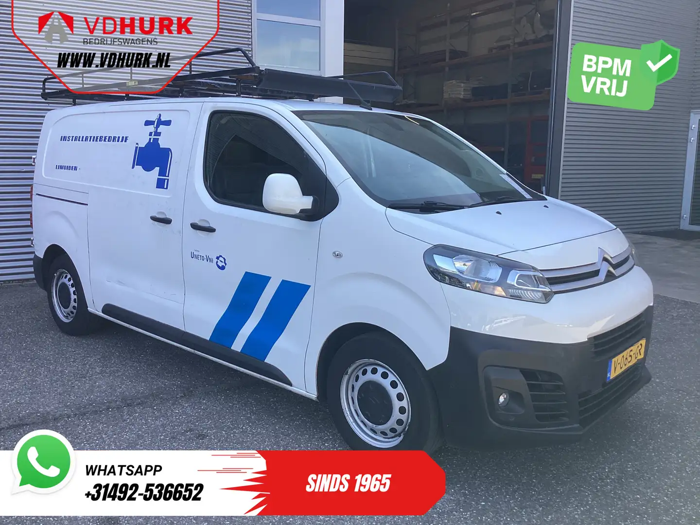 Citroen Jumpy 1.6 HDI L2 BPM VRIJ! EXPORT ONLY Imperiaal/ Alarm Blanc - 1