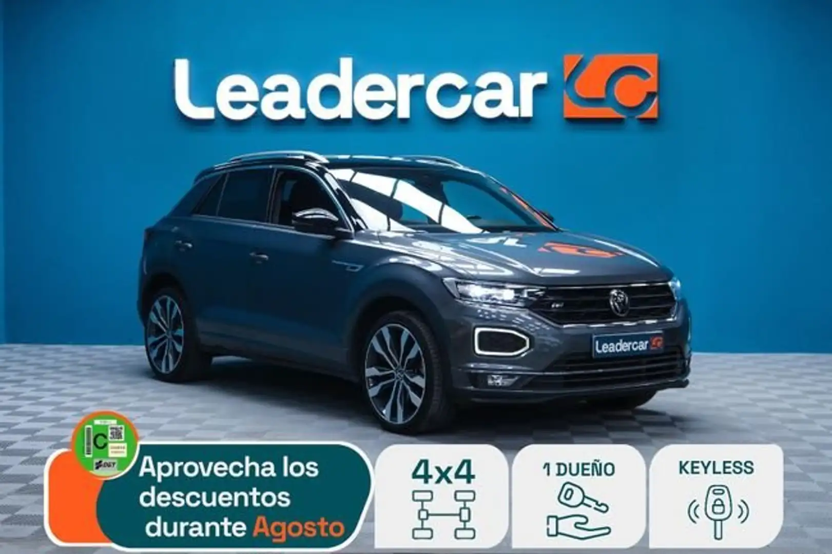 Volkswagen T-Roc 2.0TDI Sport 4Motion DSG7 Gris - 1