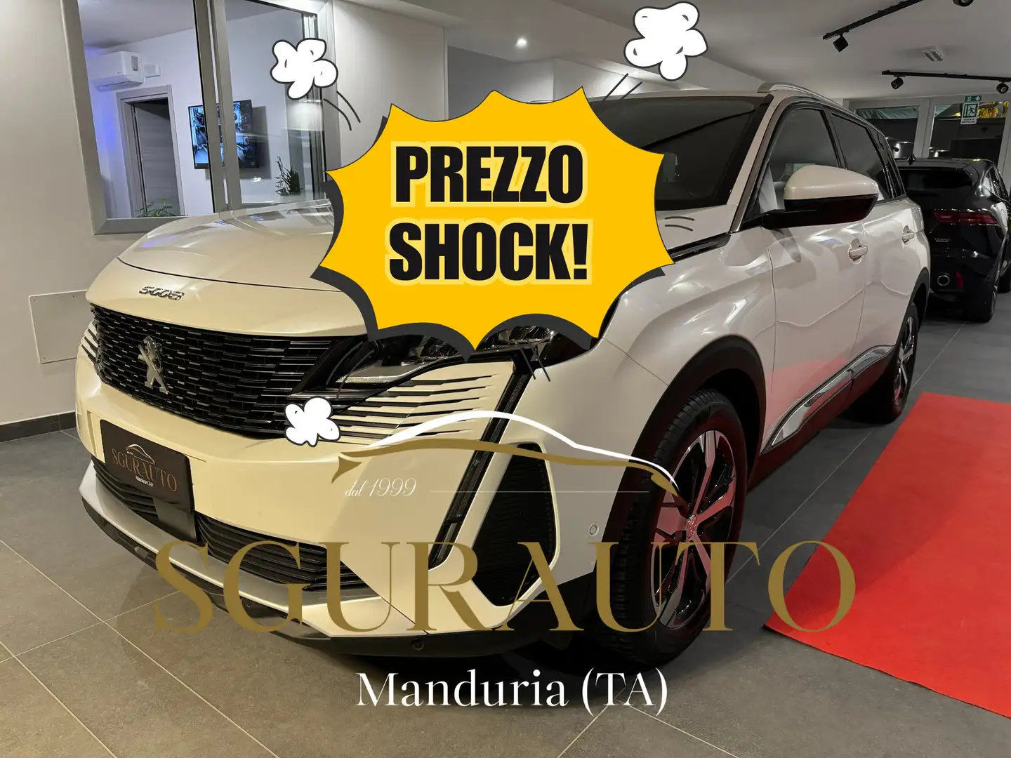 Peugeot 5008 1.5 BLUEHDI 130CV EAT8 7 POSTI ALLURE PACK 2021 Bianco - 1