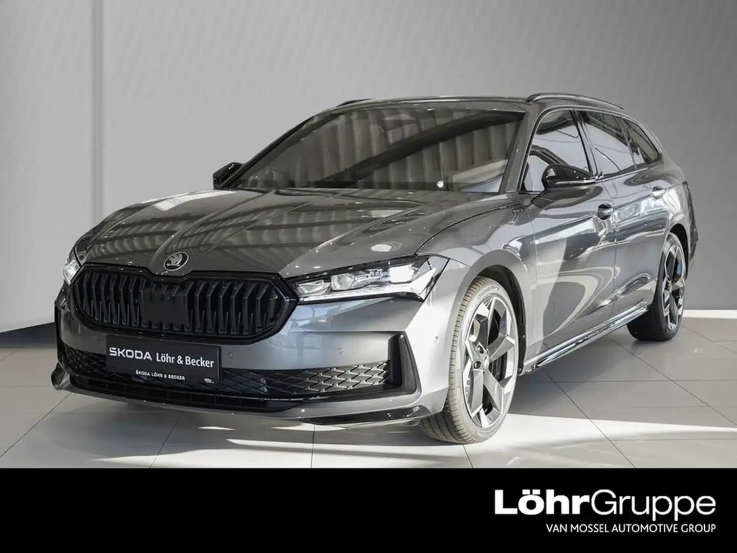 Skoda Superb Combi Sportline 2,0TDI 142kW DSG 4x4 Gris - 1