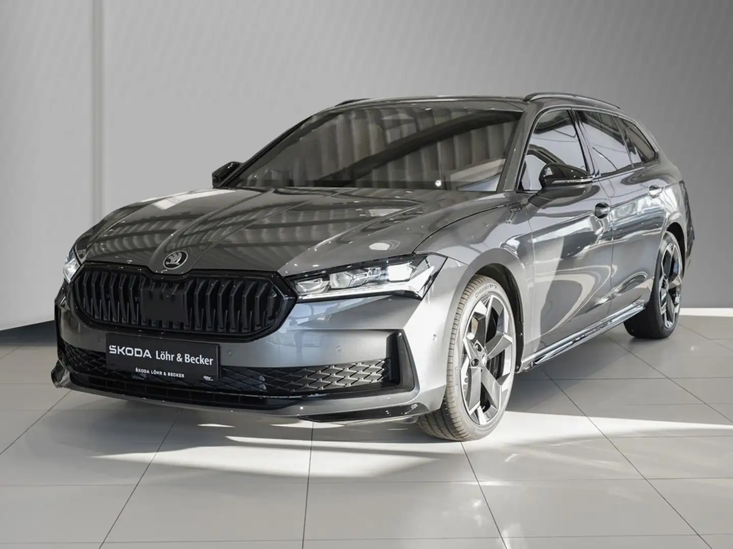 Skoda Superb Combi Sportline 2,0TDI 142kW DSG 4x4 Gris - 2