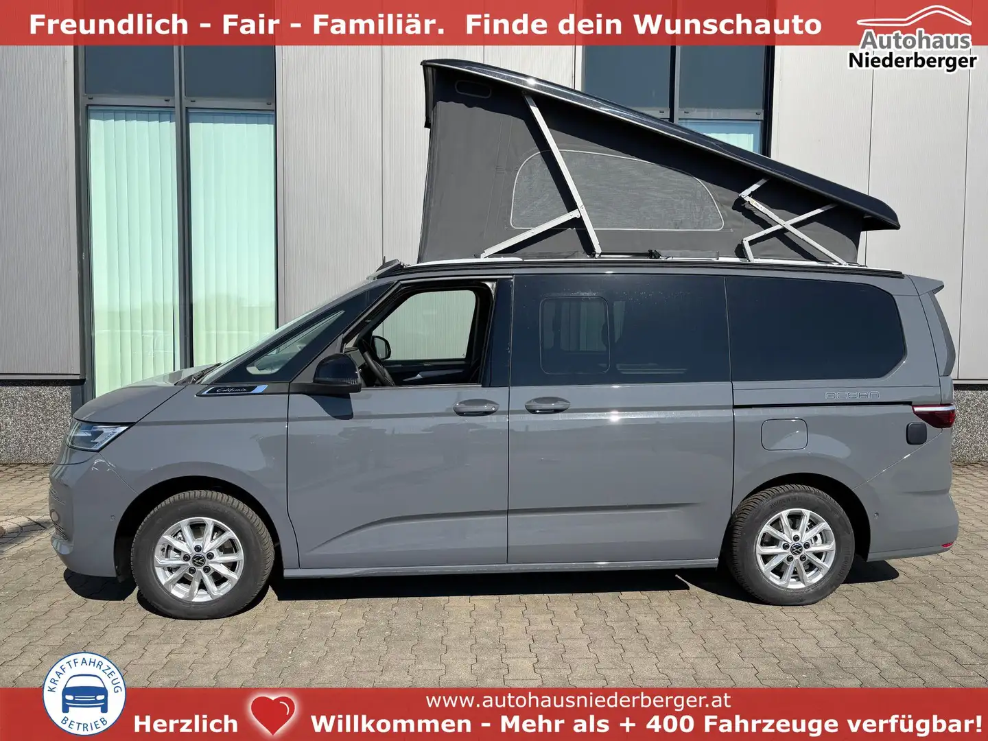 Volkswagen T7 California Ocean 2.0 TDI 150PS DSG, 16" Alu, ELEKTRISCHES ... Grau - 1