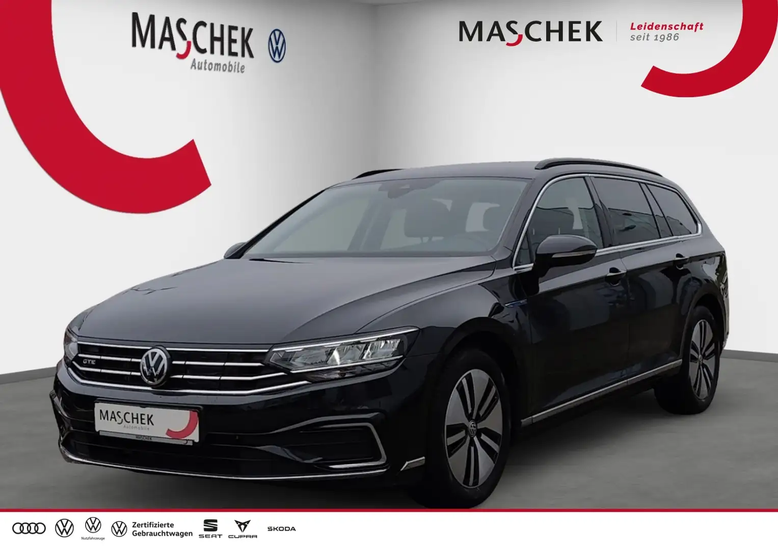 Volkswagen Passat Variant GTE 1.4 eHybrid Navi AHK RearView LED ACC Schwarz - 1