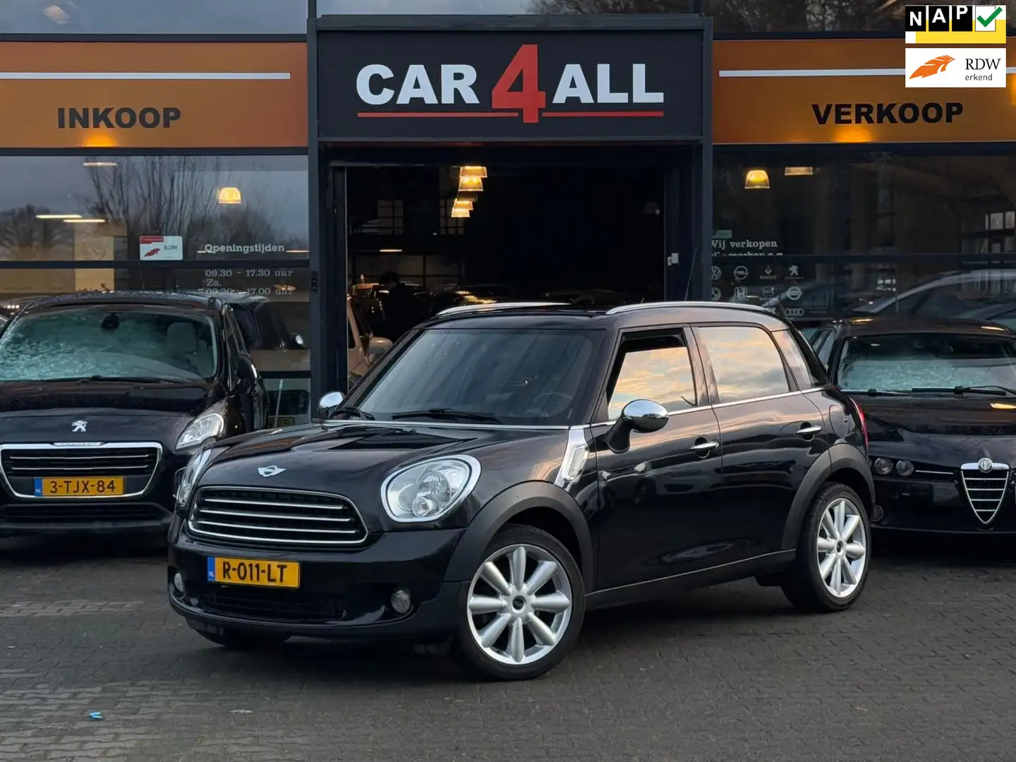 MINI One Countryman Mini 1.6 STLVRM/AIRCO/LMVELGEN/NETTE AUTO! Negro - 1