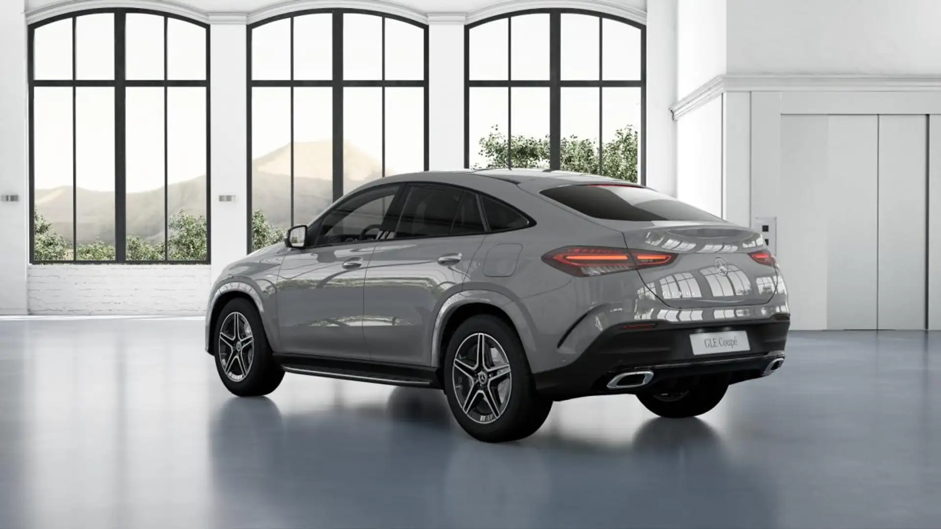 Mercedes-Benz GLE 350 de Coupé / Dieselhybrid Grau - 2