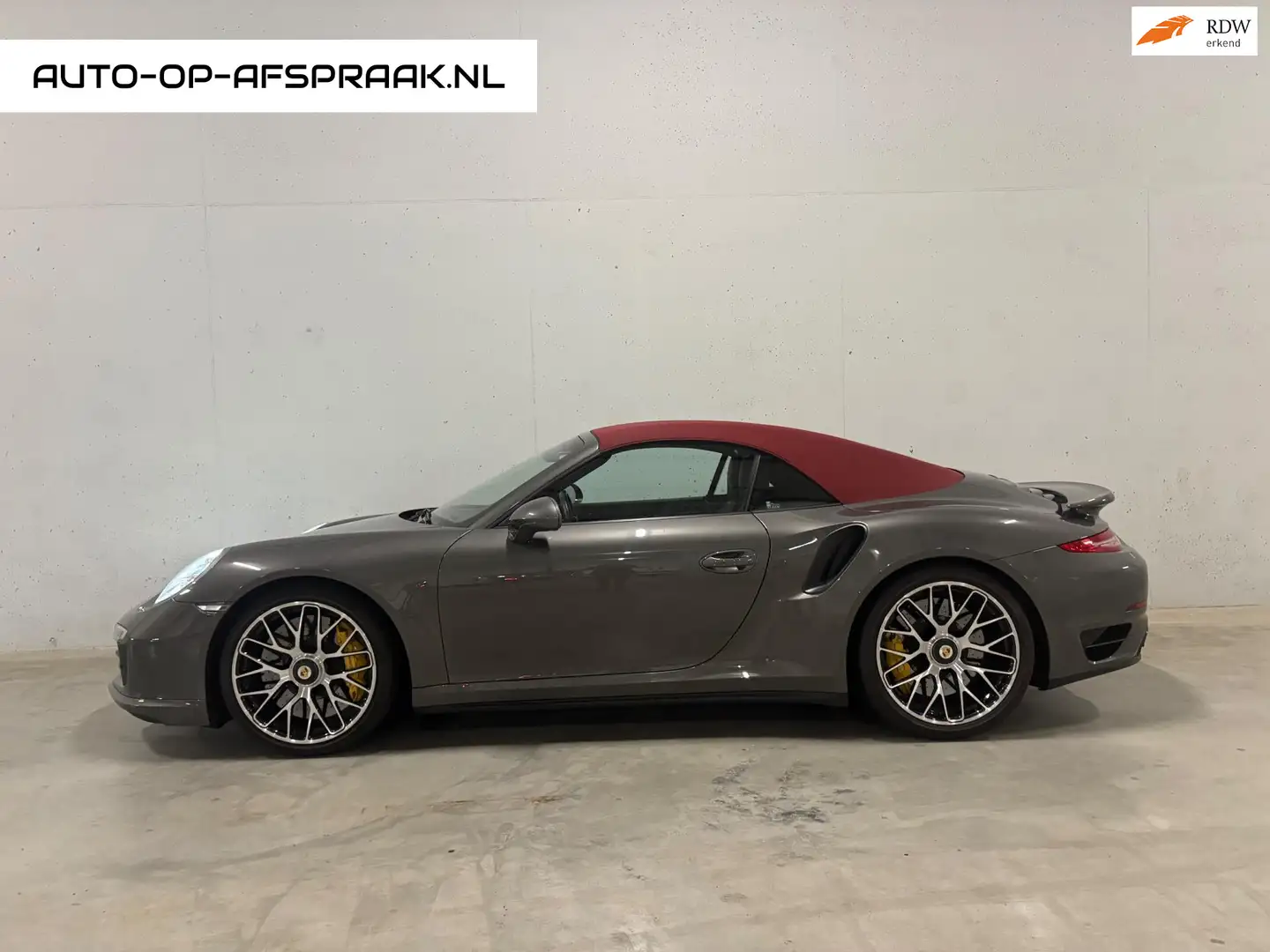 Porsche 911 Cabrio 3.8 Turbo S Keramisch NL-Auto Сірий - 1