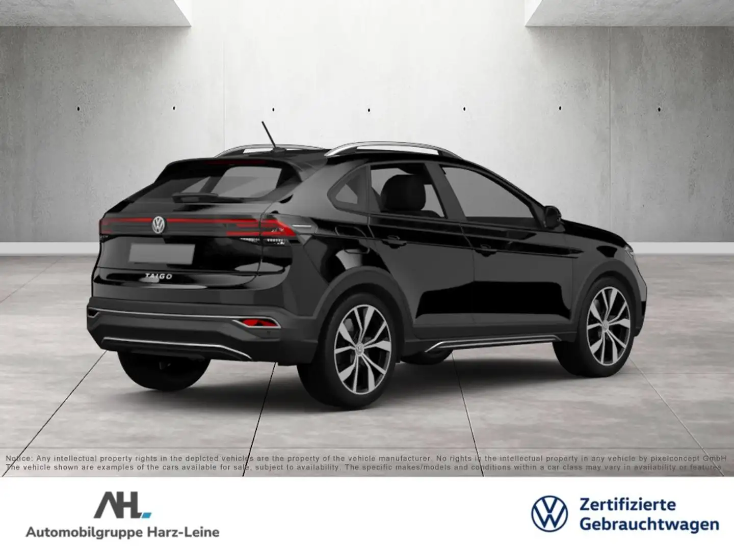 Volkswagen Taigo MOVE TSI+ALU 16''+ACC+LED+RÜCKFAHRKAMERA+TRAVEL AS Zwart - 2