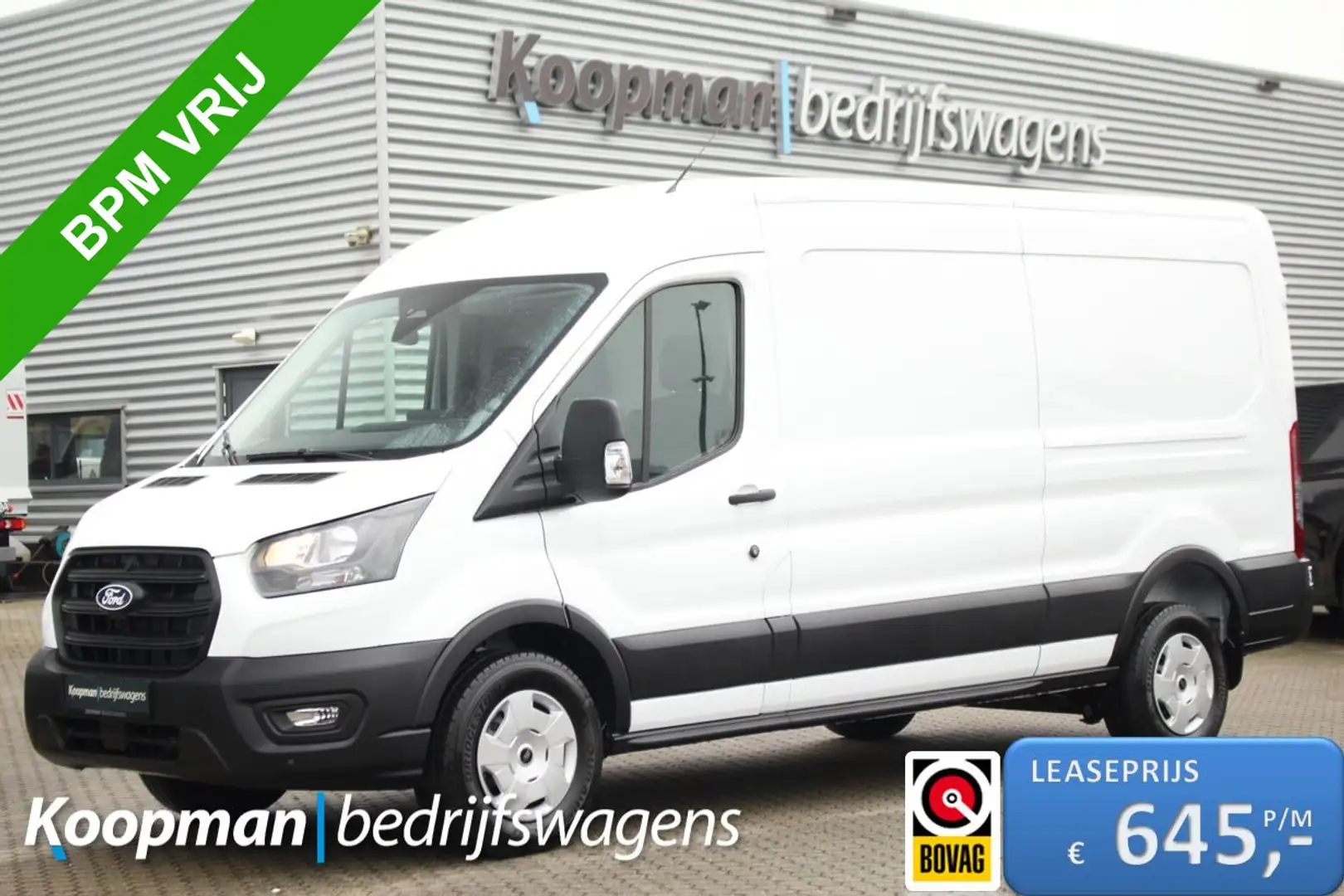 Ford Transit 350 2.0TDCI 165pk Automaat L3H2 Trend | Nieuwste m Wit - 1