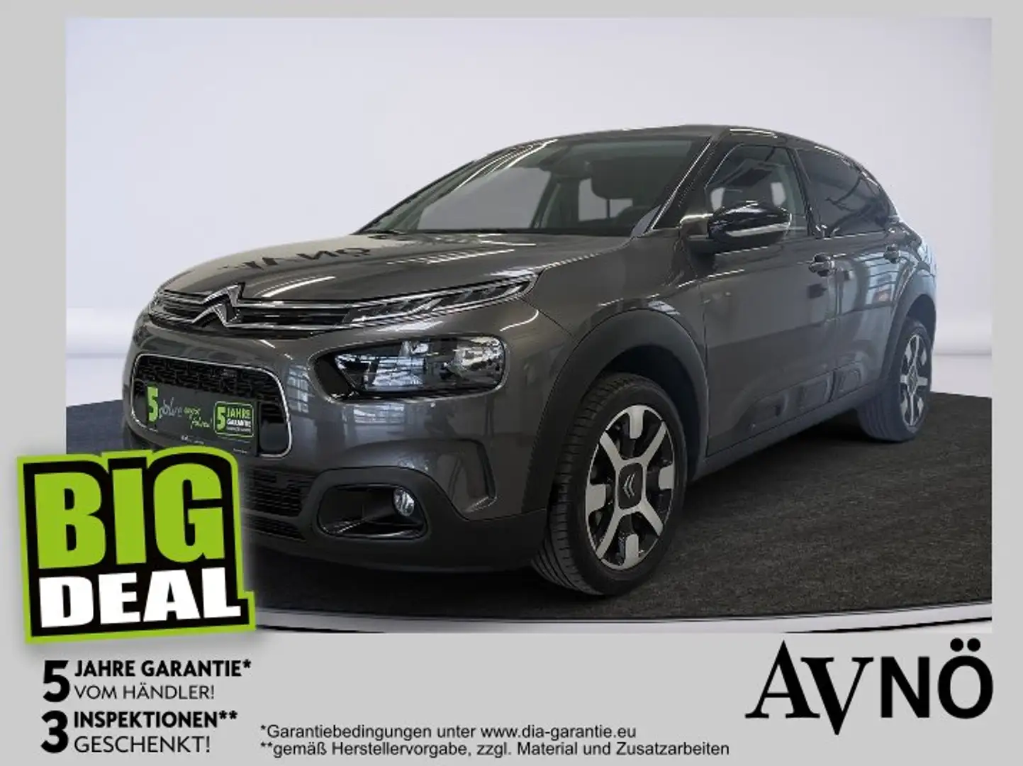 Citroen C4 Cactus 1.2 e-THP / PureTech 110 Shine 2xKlima Grau - 1
