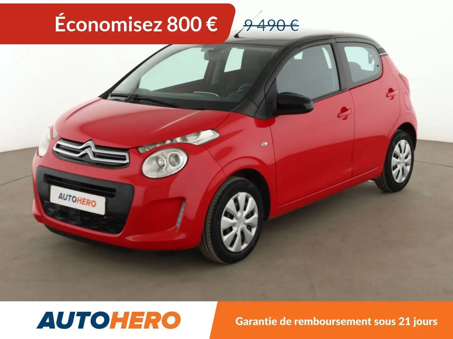 Citroen C1 1.0 VTi Millenium Rouge - 1