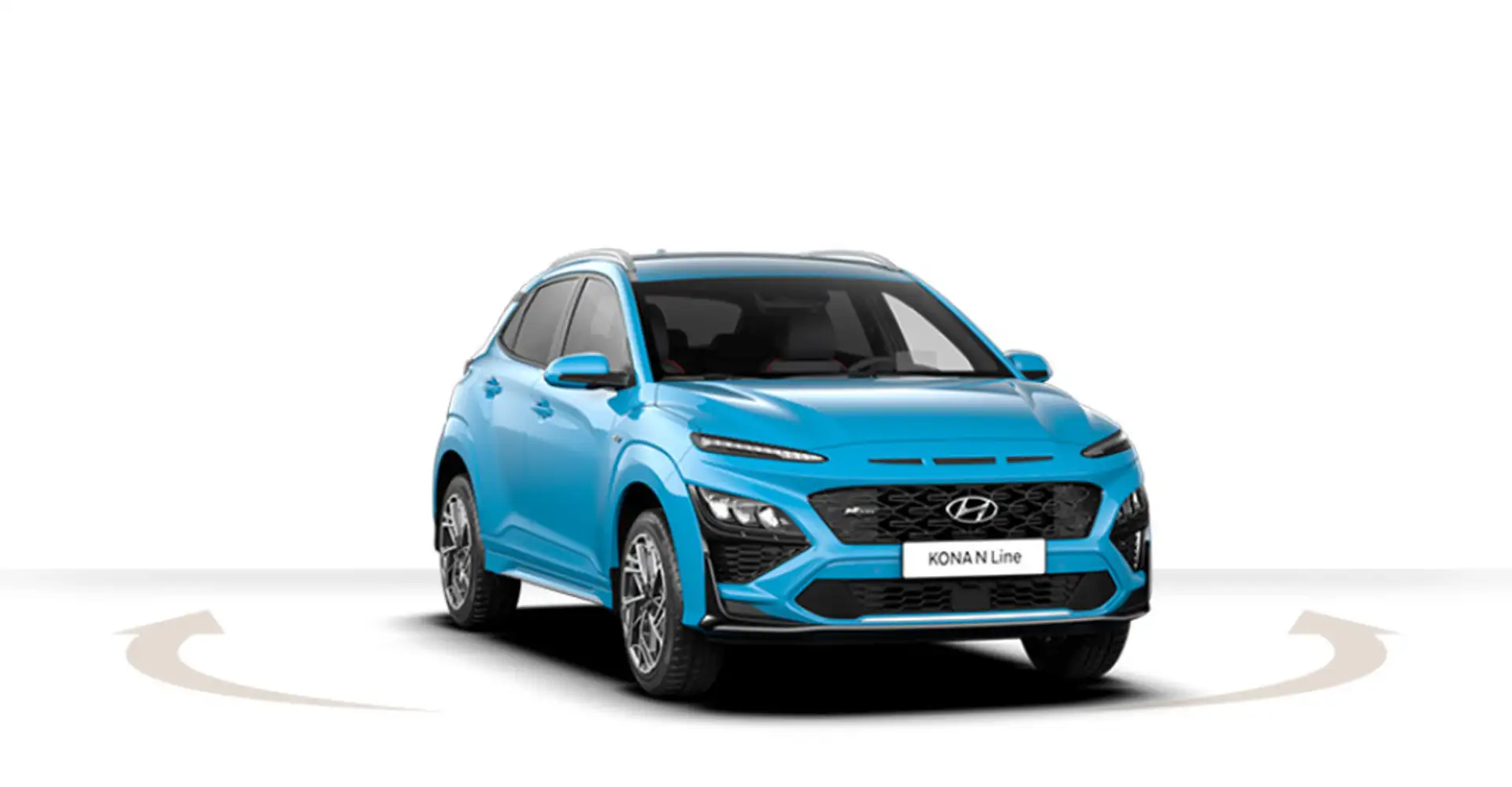 Hyundai KONA N LINE Facelift 1.6 T-Gdi 198PS DCT 2WD Blauw - 1