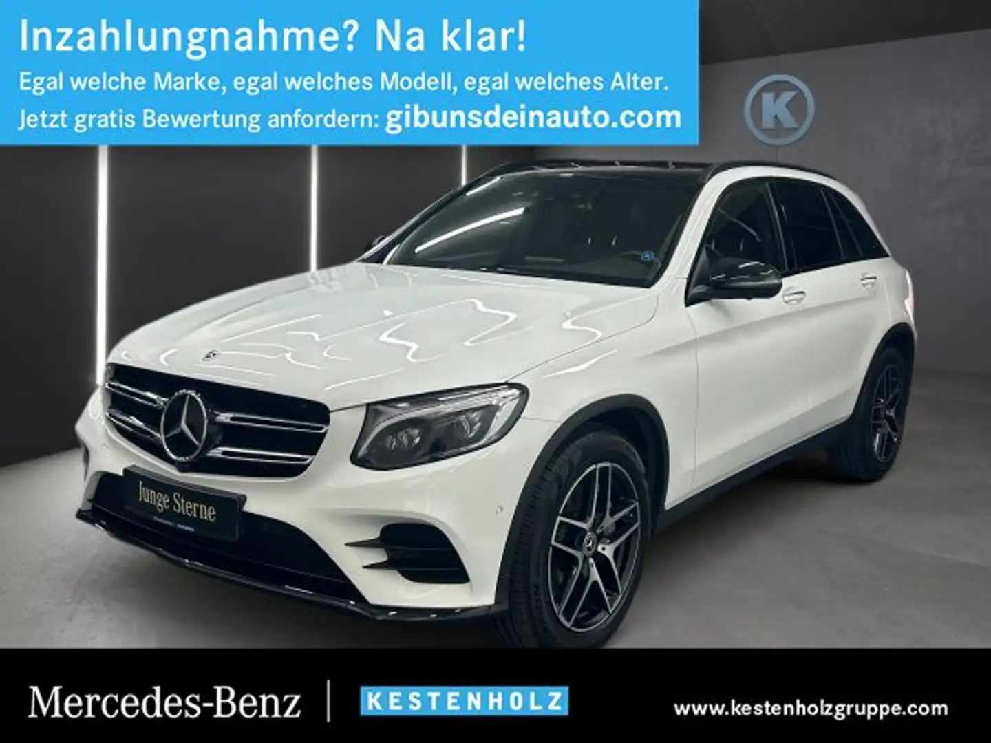 Mercedes-Benz GLC 350 d 4Matic AMG+AIRMATIC+AHK+PANO+360°+19" Blanc - 1