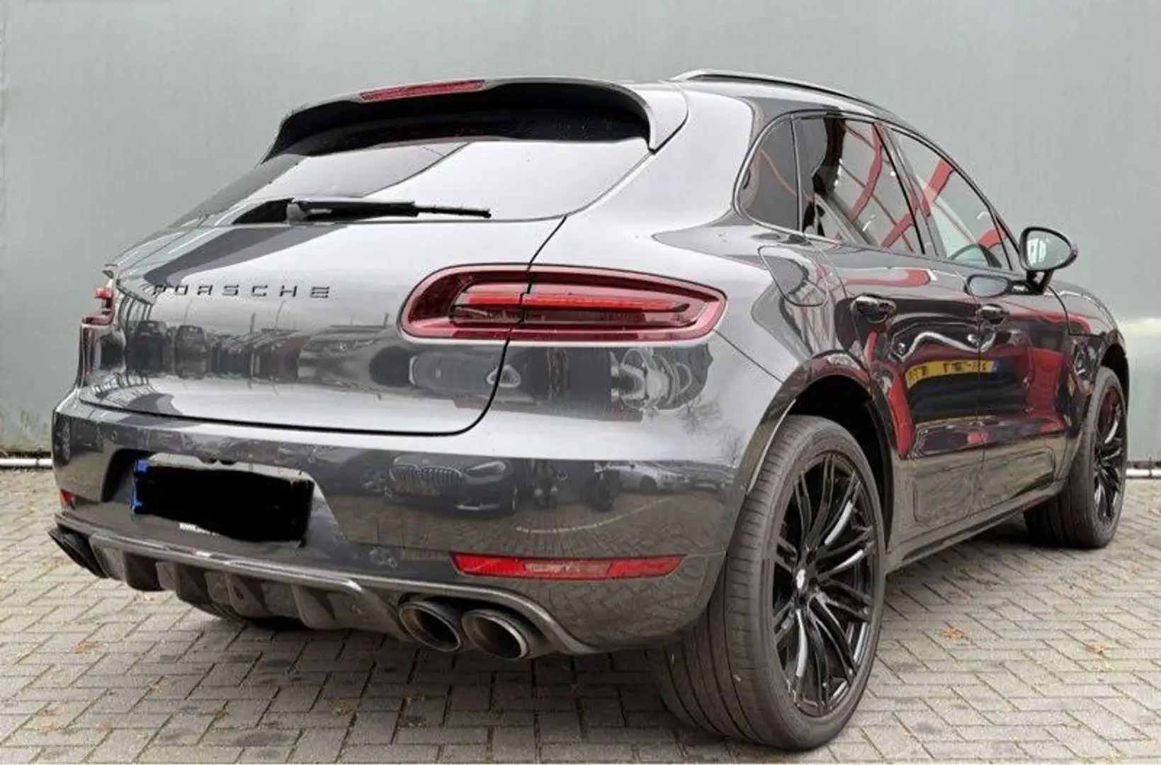 Porsche Macan turbo 3,6 v6 400 ch pdk toit ouvrant full entretien Grau - 2