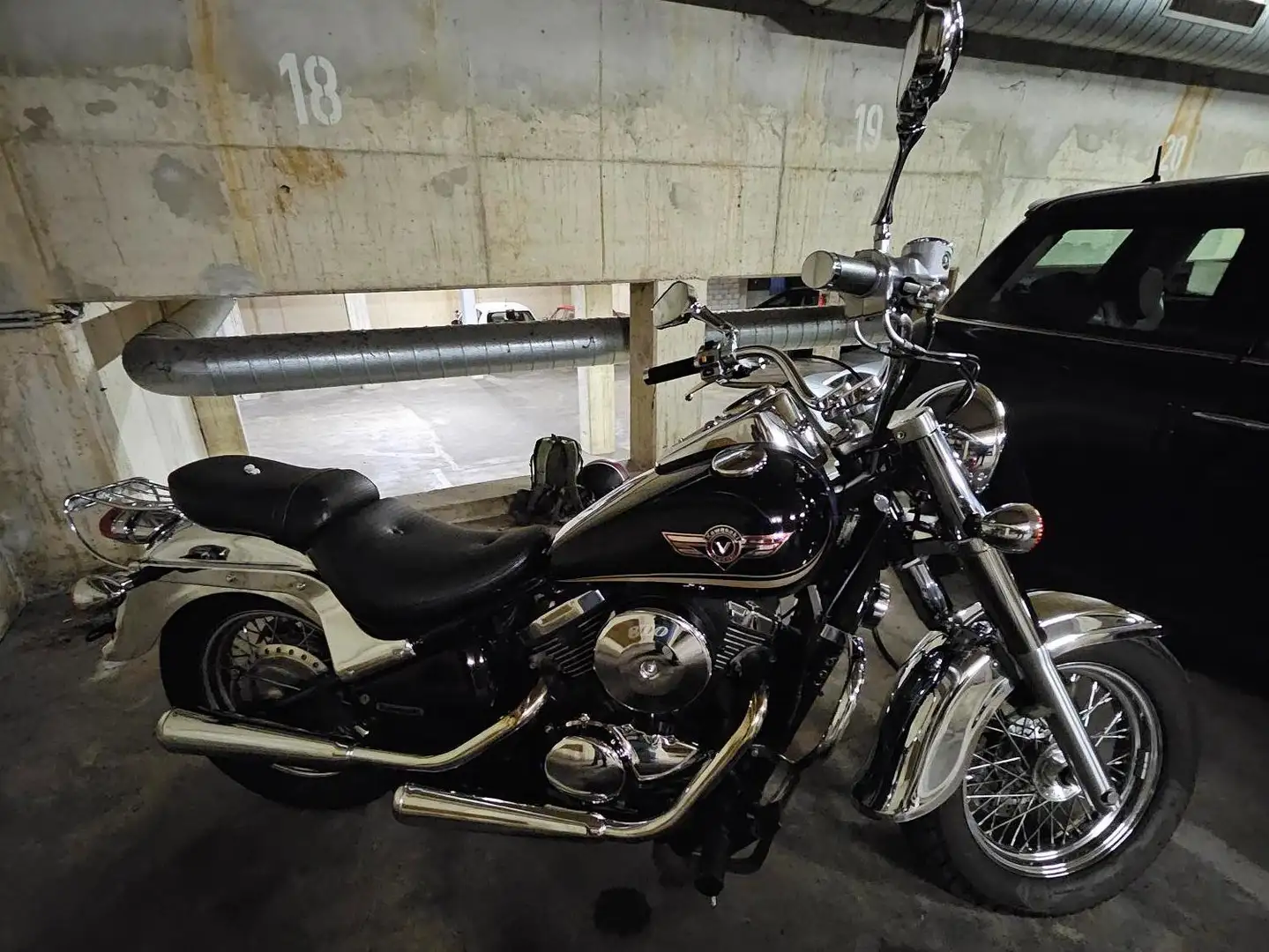 Kawasaki VN 800 Classic Negru - 1