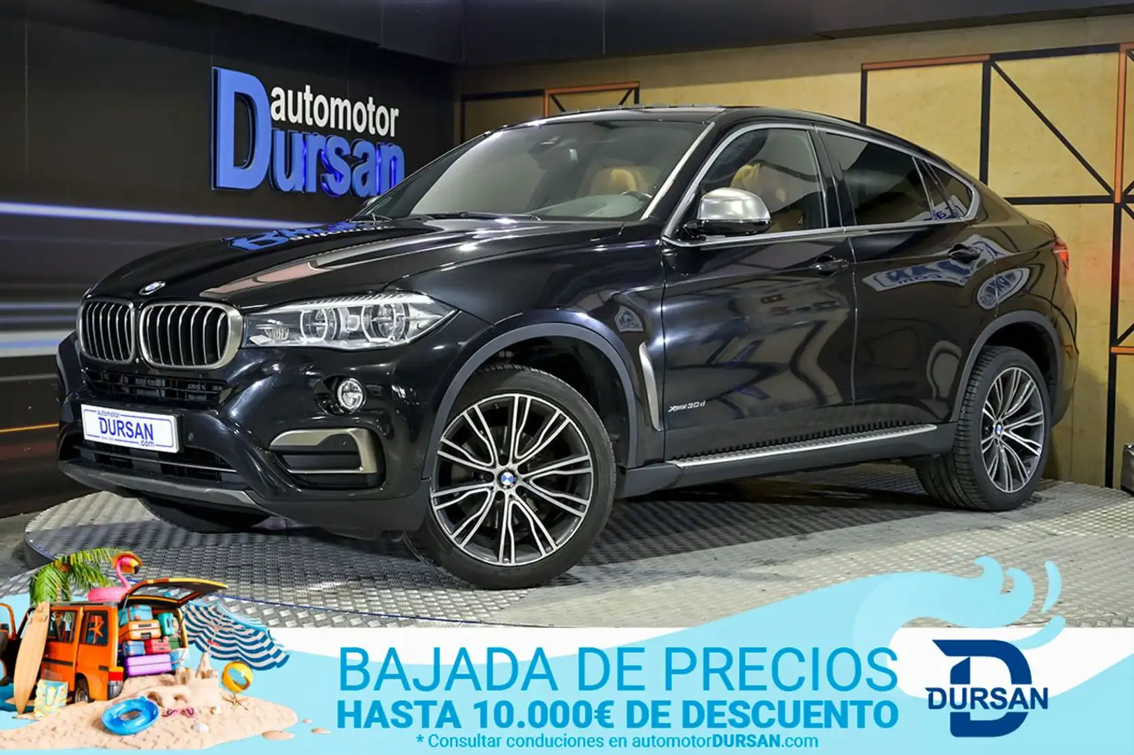 BMW X6 xDrive 30dA Černá - 1