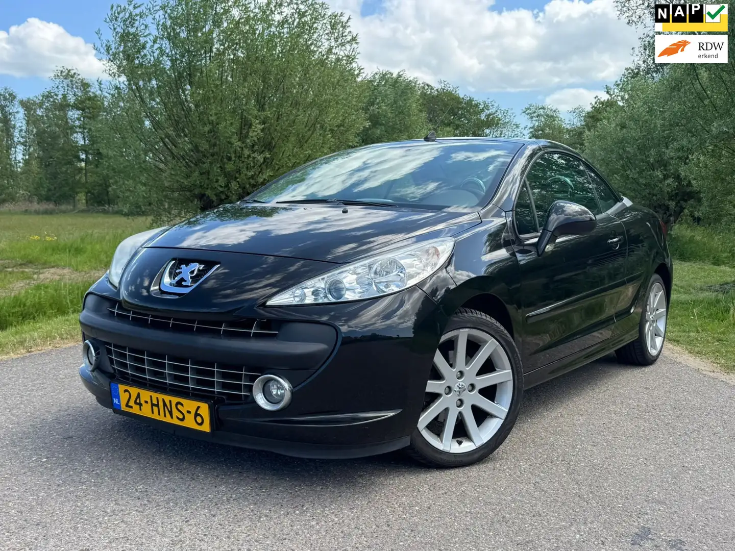Peugeot 207 CC 1.6-16V T Roland Garros / Cabriolet / Airco / C Negro - 1