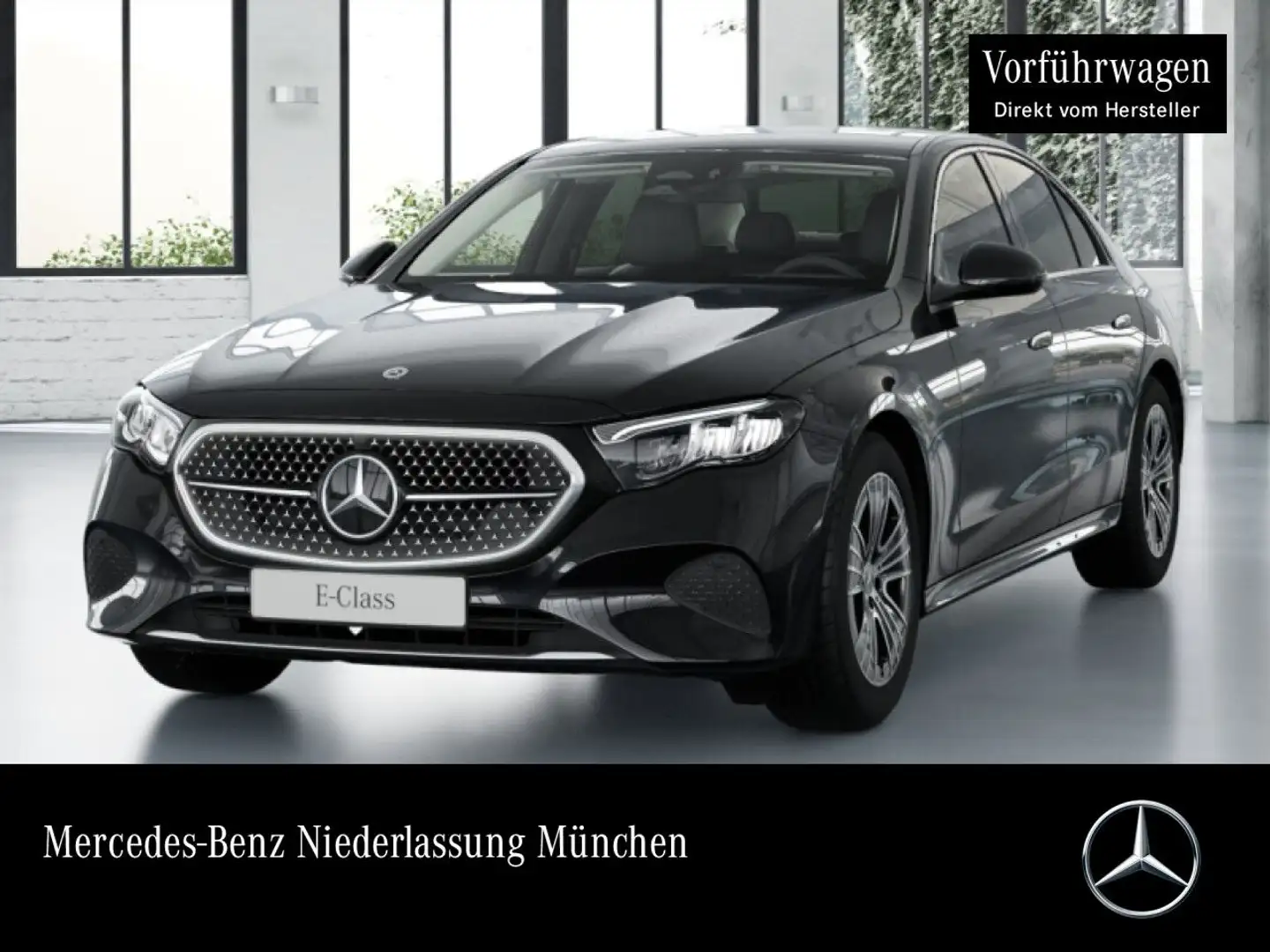 Mercedes-Benz E 200 d Avantgarde Distr. LED Kamera Spurhalt-Ass Negro - 1