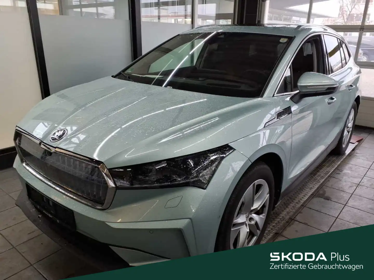 Skoda Enyaq 80 82 KWh*NAVI*AHK*MATRIX*KAMERA*HUD*ECO-S Silber - 1
