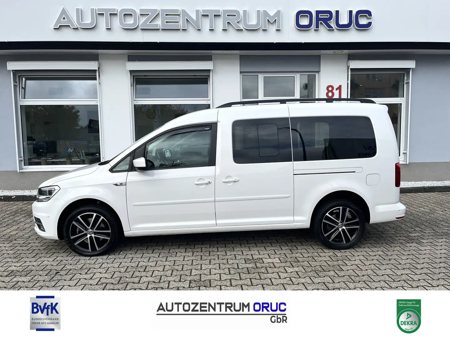 Volkswagen Caddy Maxi 2.0 TDI Comfortline*Navi*AHK* Blanc - 1