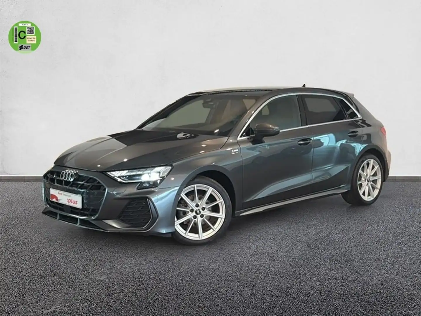 Audi A3 Sportback TDI S line S tronic 110kW Gris - 1