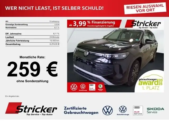 Volkswagen Tayron Life 1.5eTSI DSG 259,-ohne Anzahlung 7-Sitzer AHK
