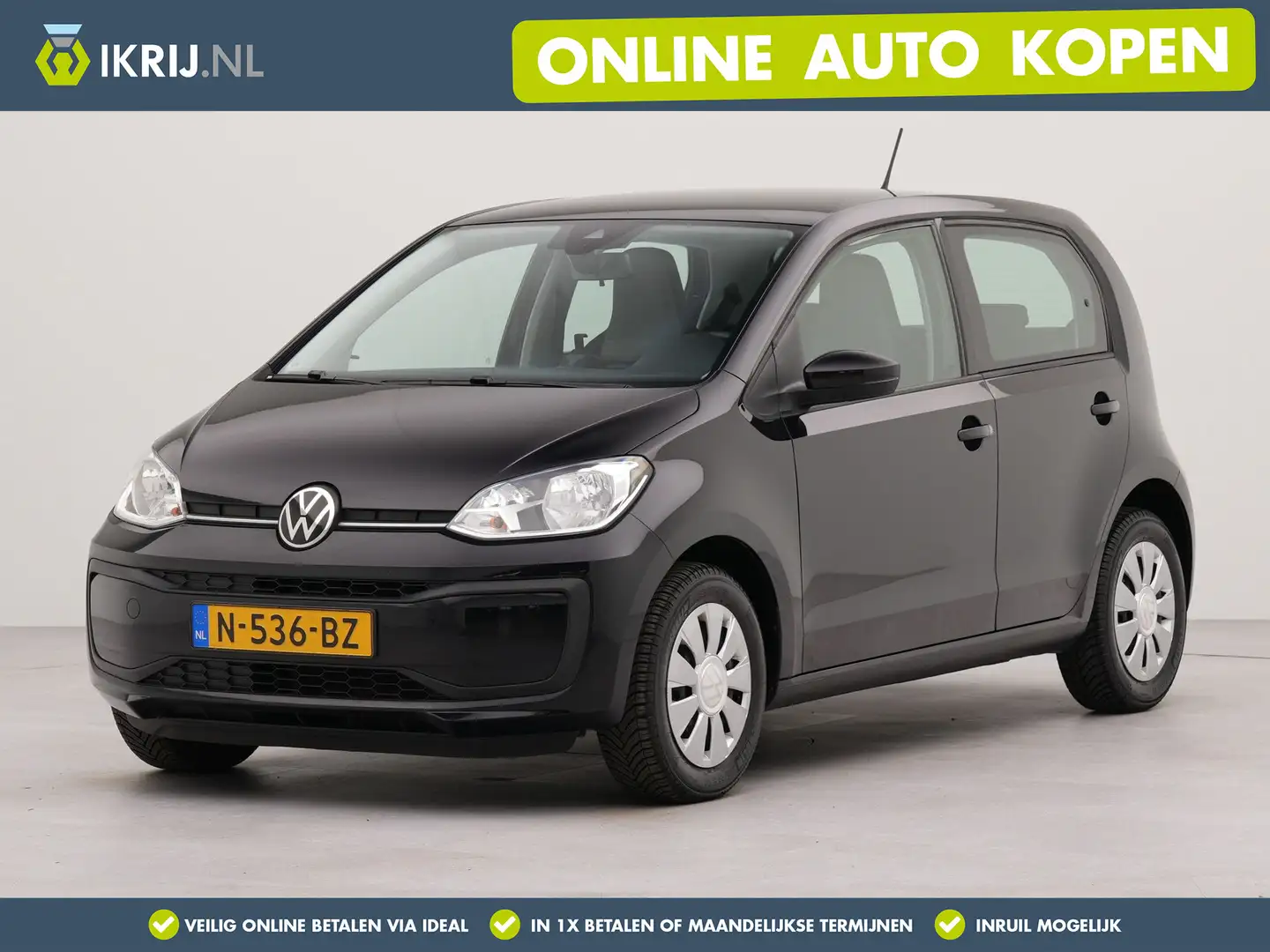 Volkswagen up! 1.0 | Bluetooth | Airco | Achteruitrij camera | Pa Nero - 1