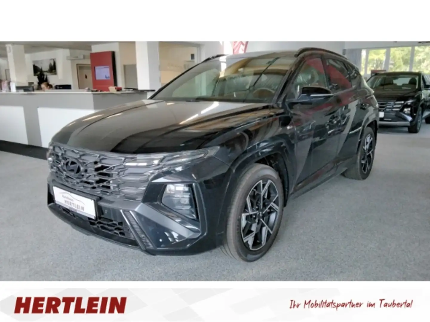 Hyundai TUCSON 1,6 MH N-Line Black - 4WD eHeckklappe,Pano,Body Ki Schwarz - 1