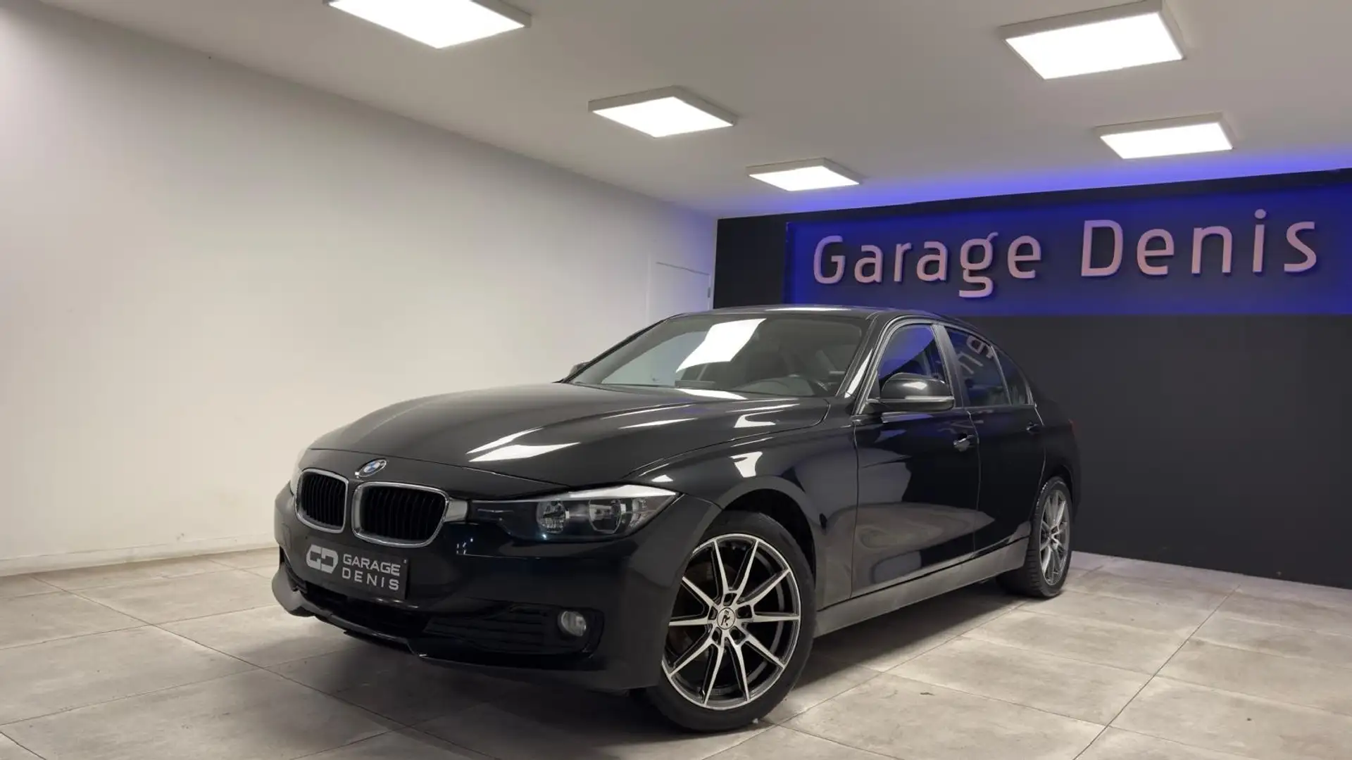 BMW 318 d*GPS*TOIT-OUVRANT*LED*CUIR*GARANTIE** Noir - 1