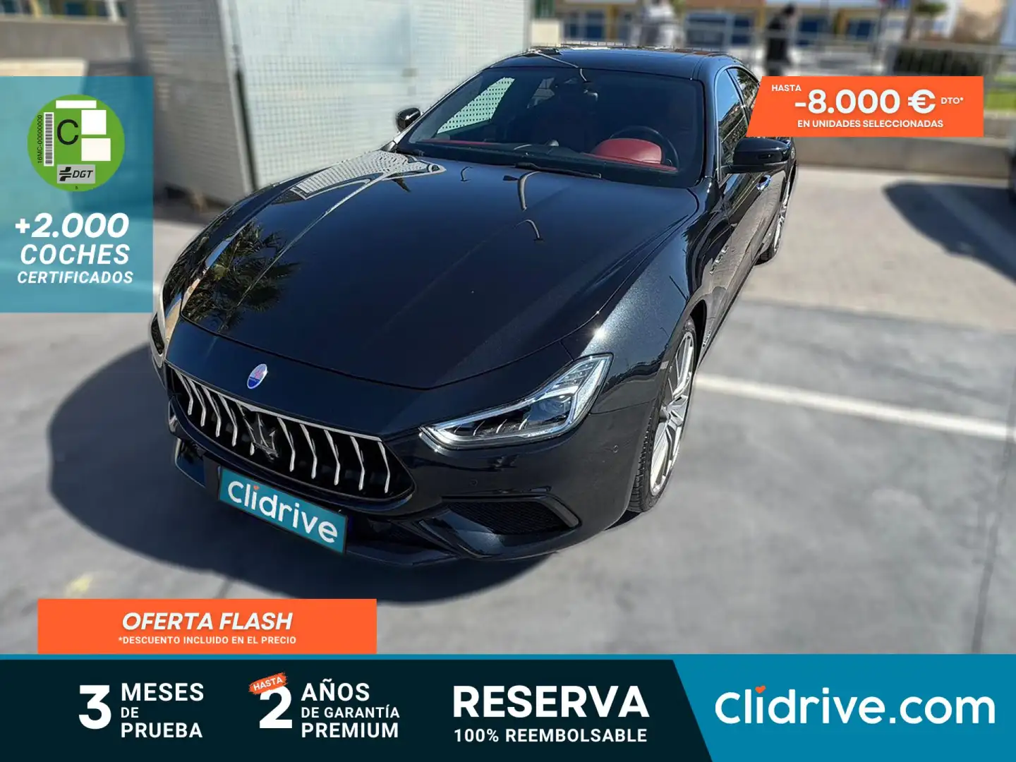 Maserati Ghibli Gransport V6 430 HP AWD Negro - 1
