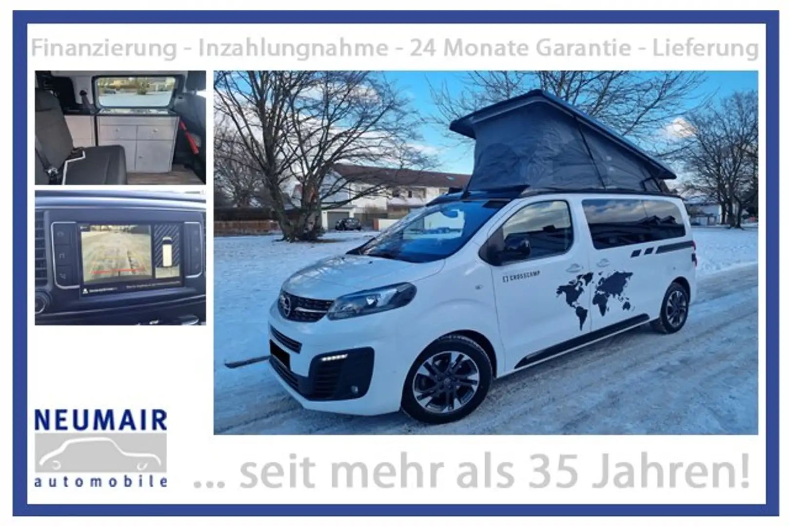 Opel Zafira CrossCamp 2.0 Aut 180PS *Navi/Kam/Xen/AHK* Blanc - 1