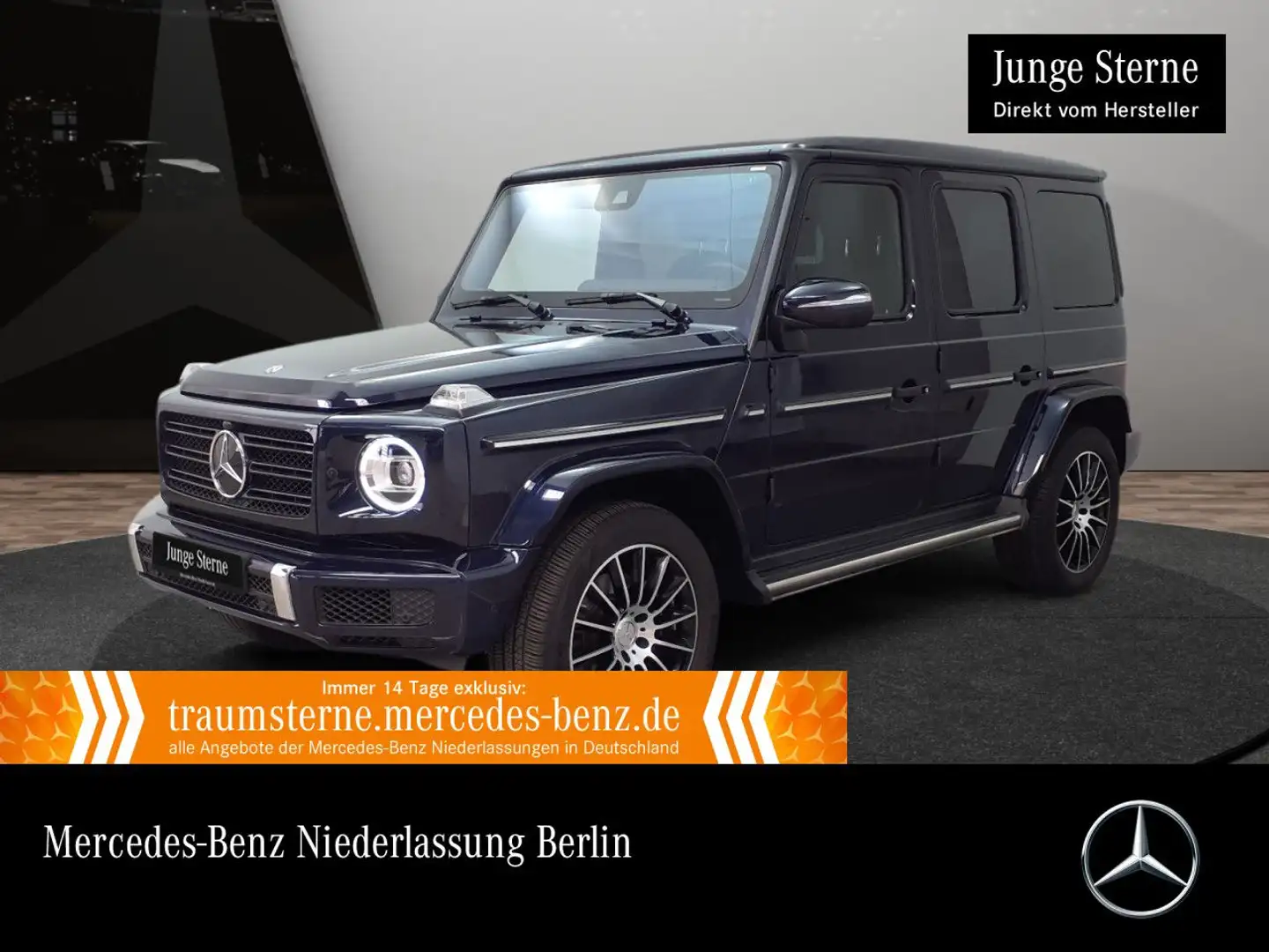 Mercedes-Benz G 350 d AMG+360+MULTIBEAM+FAHRASS+20"+SPUR+TOTW+9G Albastru - 1