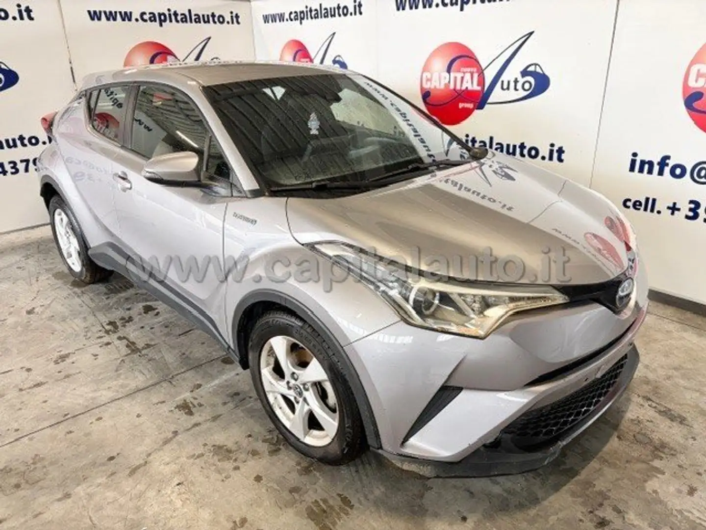 Toyota C-HR 1.8 Hybrid e-cvt NETTO 7900 ALLUVIONATA Argento - 2