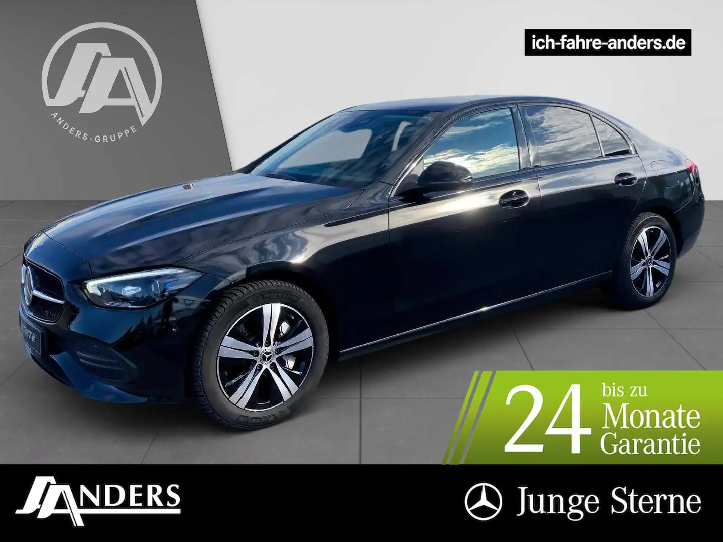 Mercedes-Benz C 300 e Avantgarde+MBUX+Night+LED+360+AHK+Distr. Schwarz - 1