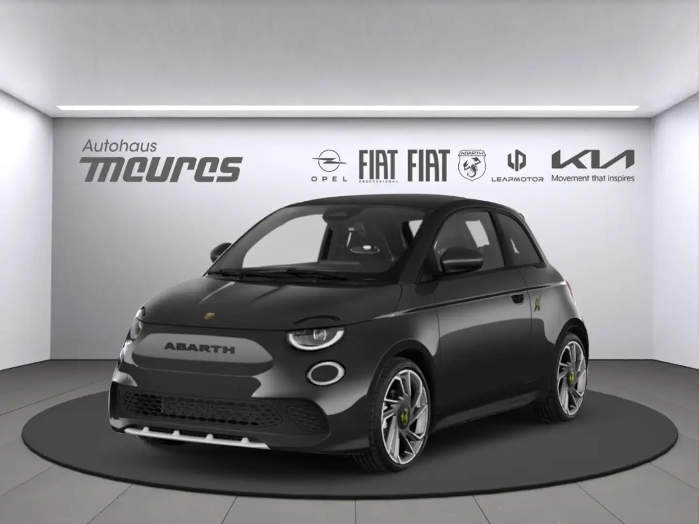 Abarth 500 Elektroantrieb, 155 PS, Rückfahrkamera, Venom Blac Negru - 1