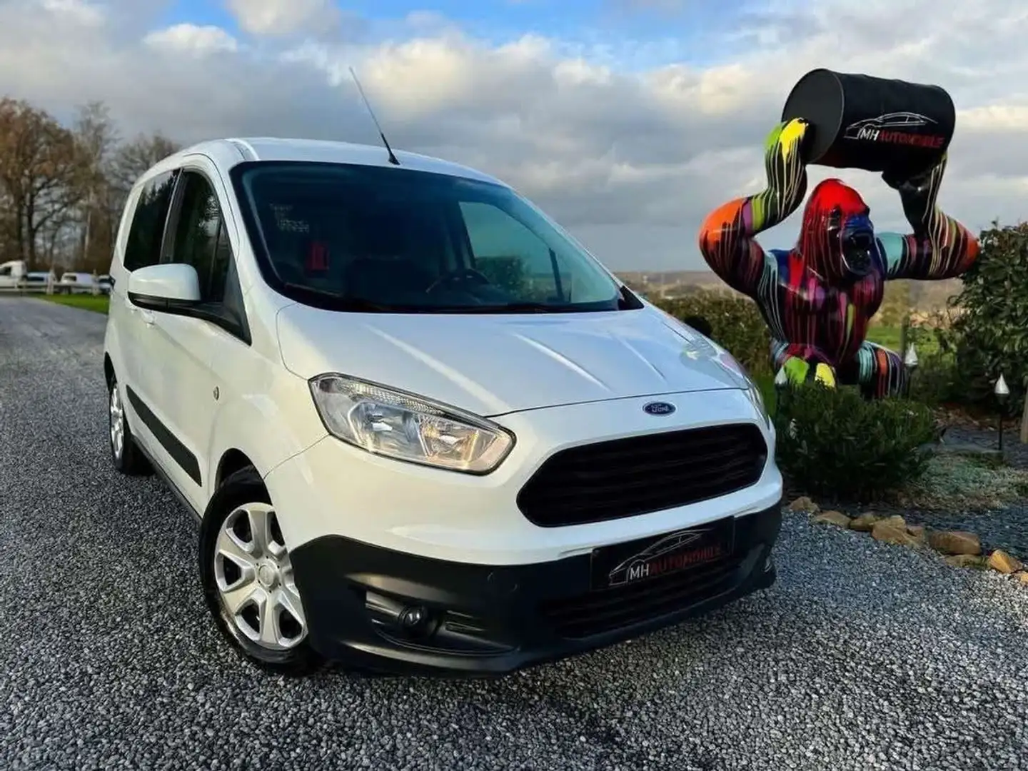 Ford Transit Courier 1.5 TDCi Blanc - 1
