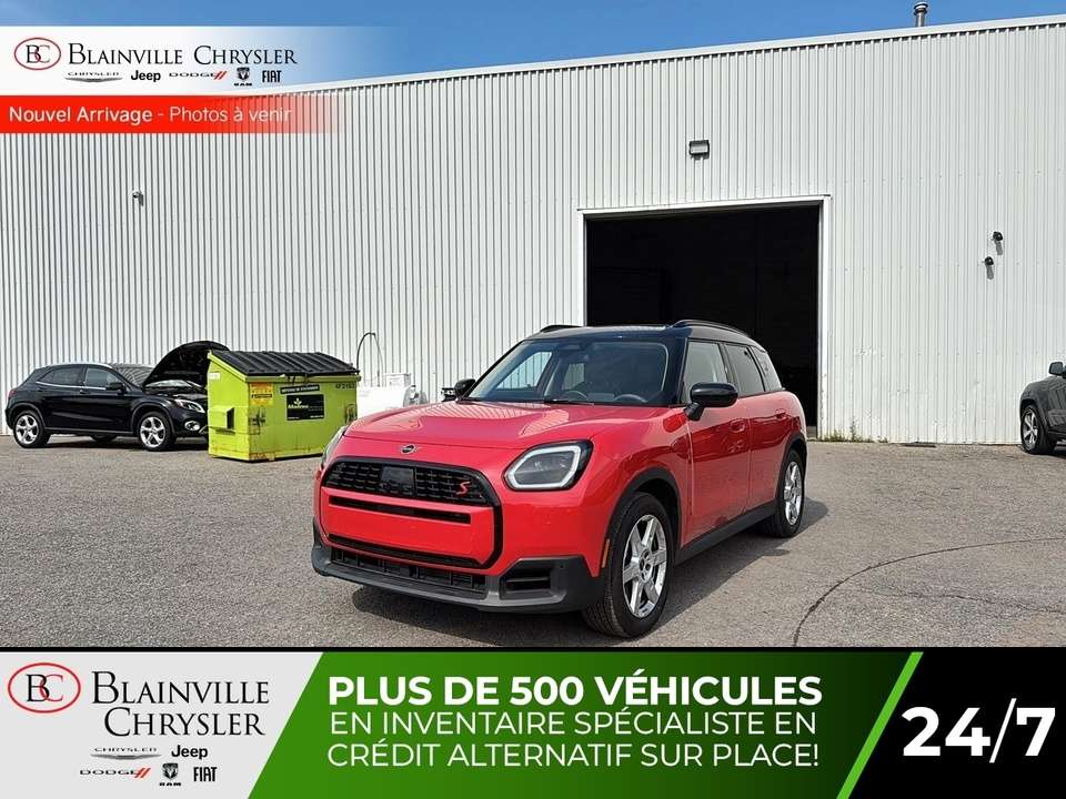 2025 MINI Countryman S ALL 4 CARPLAY TOIT PANO NAV CAMERA DE RECUL