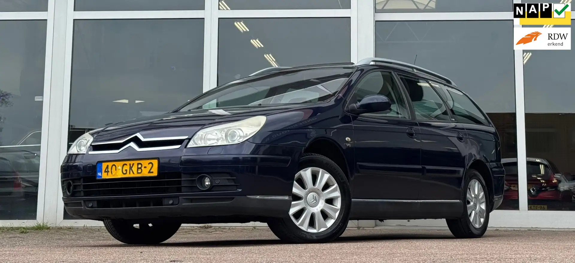 Citroen C5 Break 3.0 V6 Exclusive Automaat Lerenbekleding Nie Blau - 1