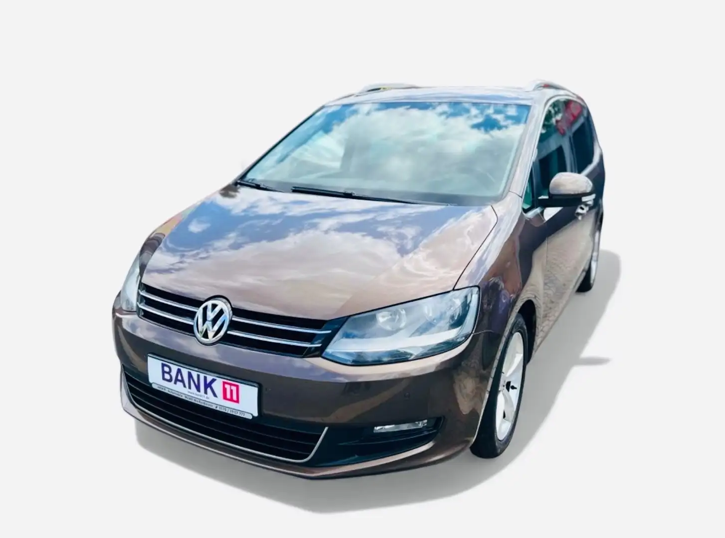 Volkswagen Sharan 2.0 TDI Comfortline* BMT*Klima*Navi*AHK*TÜV-NEU Braun - 1