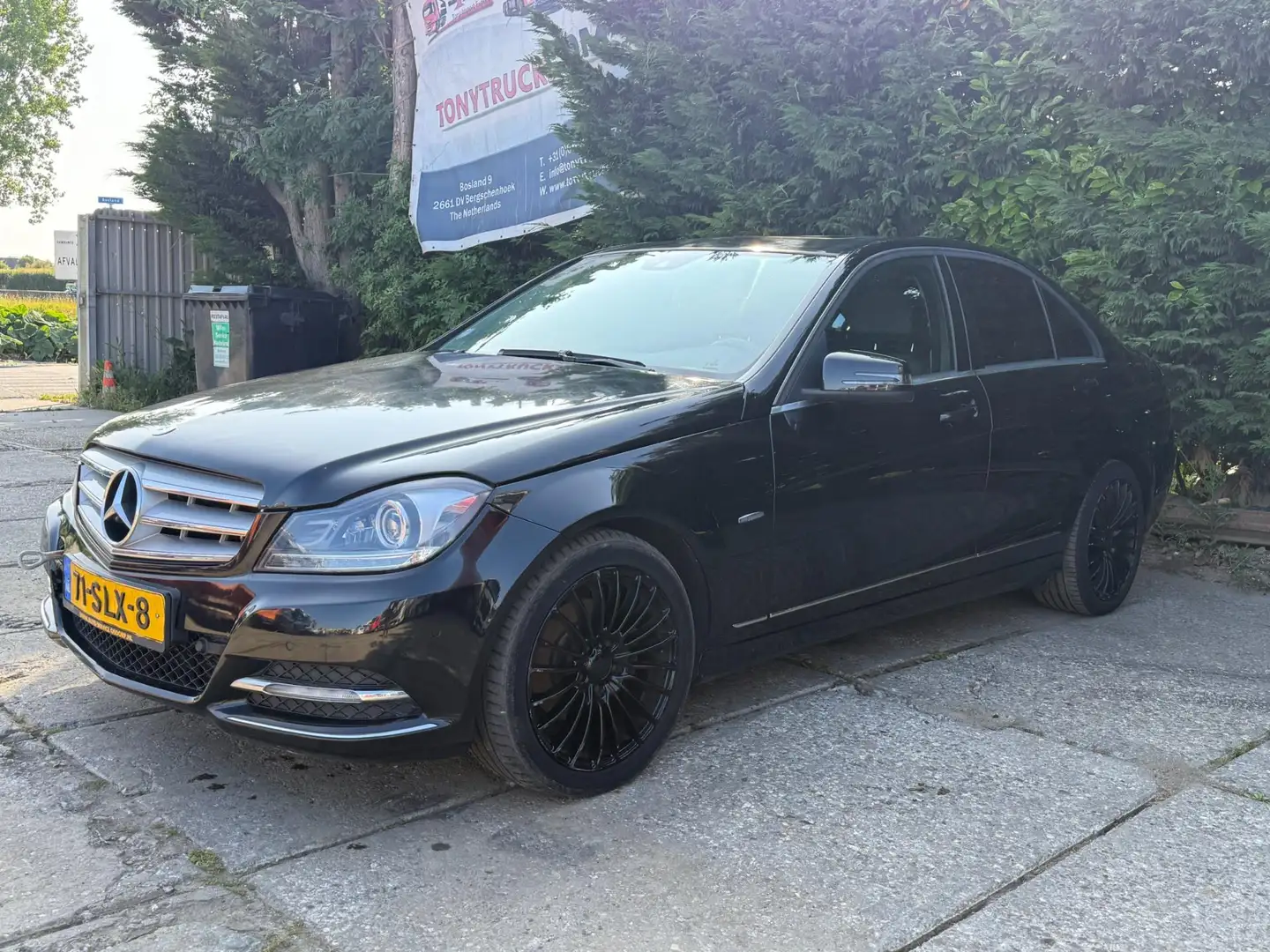 Mercedes-Benz C 180 CGI AUT Avantgarde Open dak Xenon Distributie Defe Zwart - 2