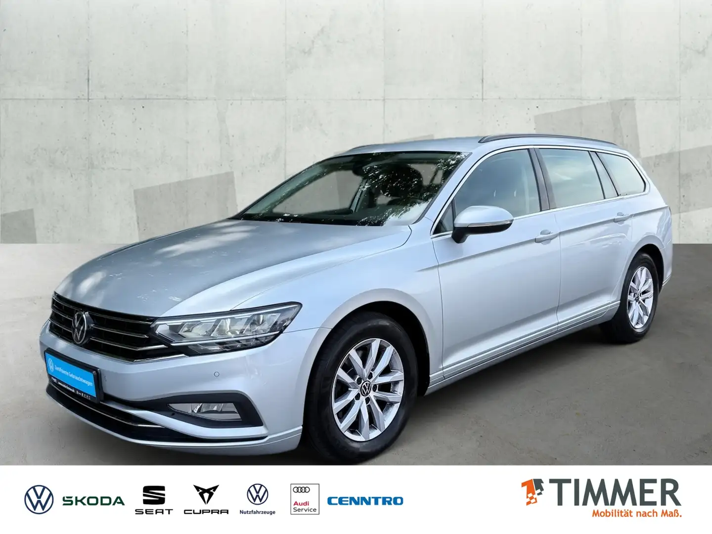 Volkswagen Passat Variant 2.0 TDI DSG BUSINESS *LED *RKAM *NAVI *ACC * Zilver - 1