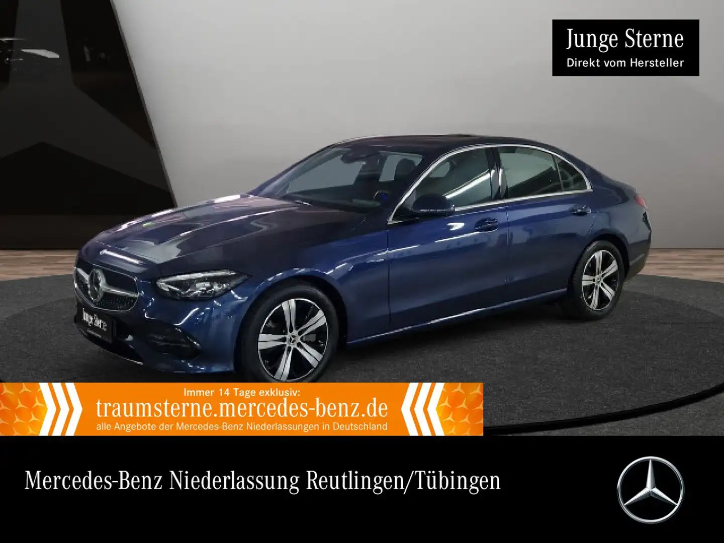 Mercedes-Benz C 200 AVANTG+360+LED+BURMESTER+KEYLESS+9G Azul - 1