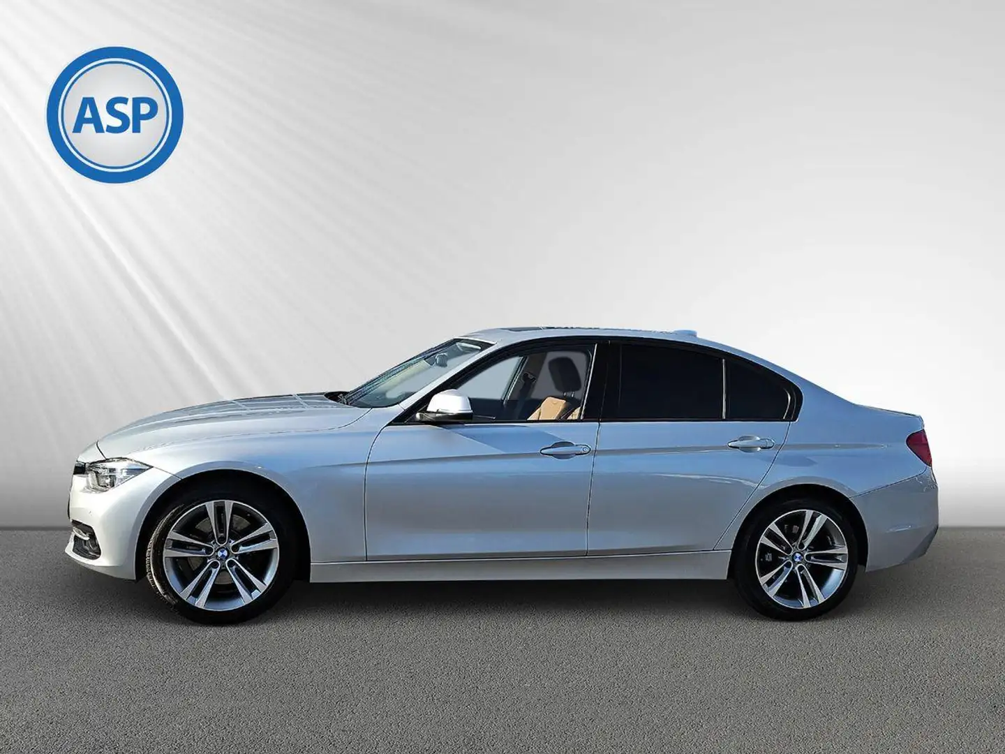 BMW 330 i xDrive Sport Line LEDER NAVI LED GLASDACH Silber - 2