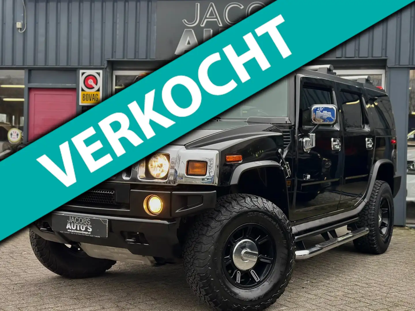 HUMMER H2 6.0 V8 Youngtimer Zwart - 1