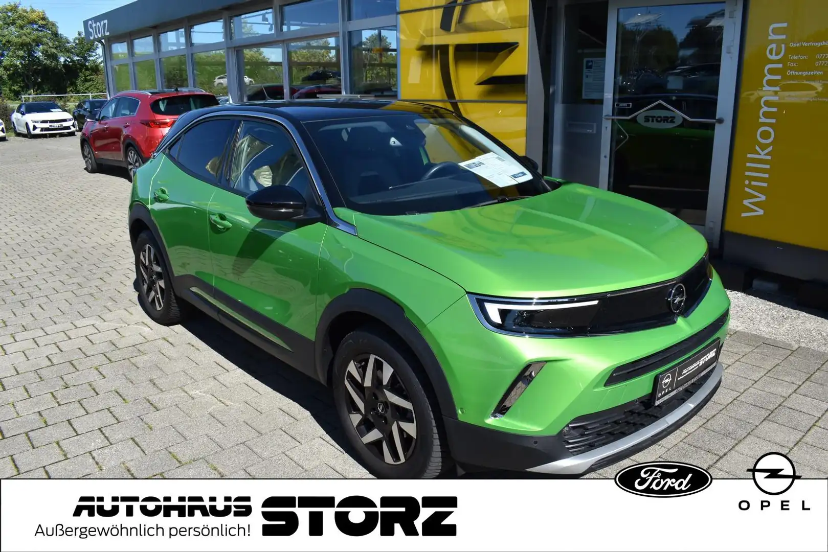 Opel Mokka e Elegance NAVIPRO|TOTWINKEL|SHZ|KEYLESS|KAMERA Grün - 2