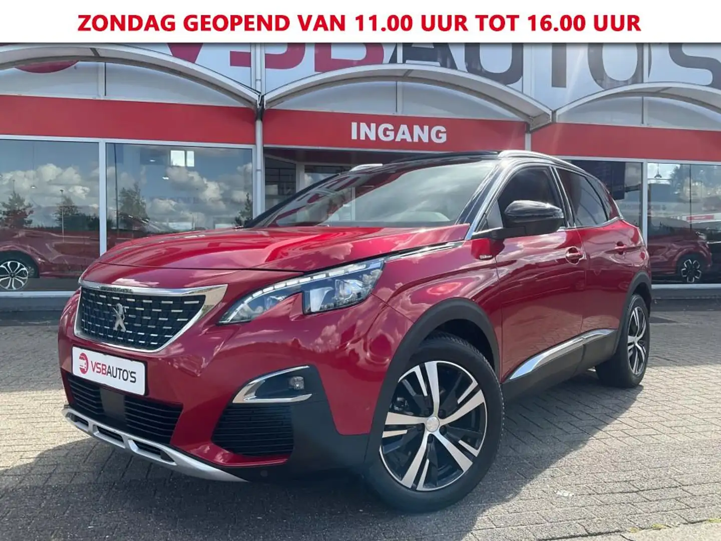 Peugeot 3008 1.2 PURETECH GT LINE 130PK PANO LED NAVI CAMERA CA Rouge - 1